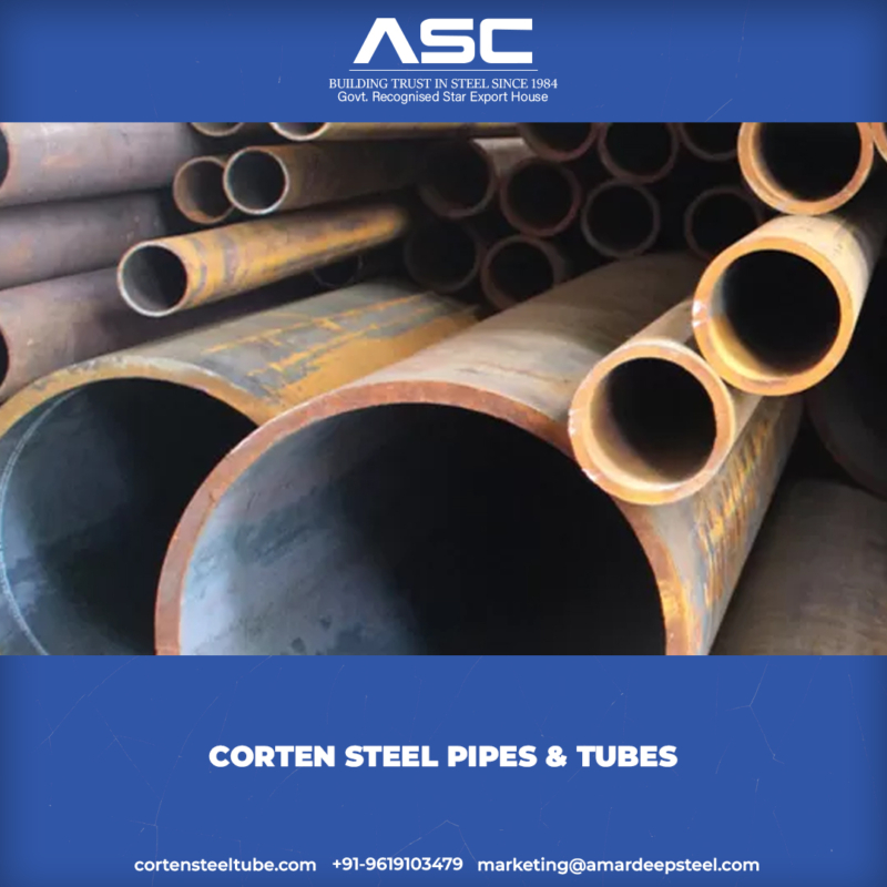 Corten Steel Pipes & Tubes Manufacturers, Suppliers, Stockists, Exporter