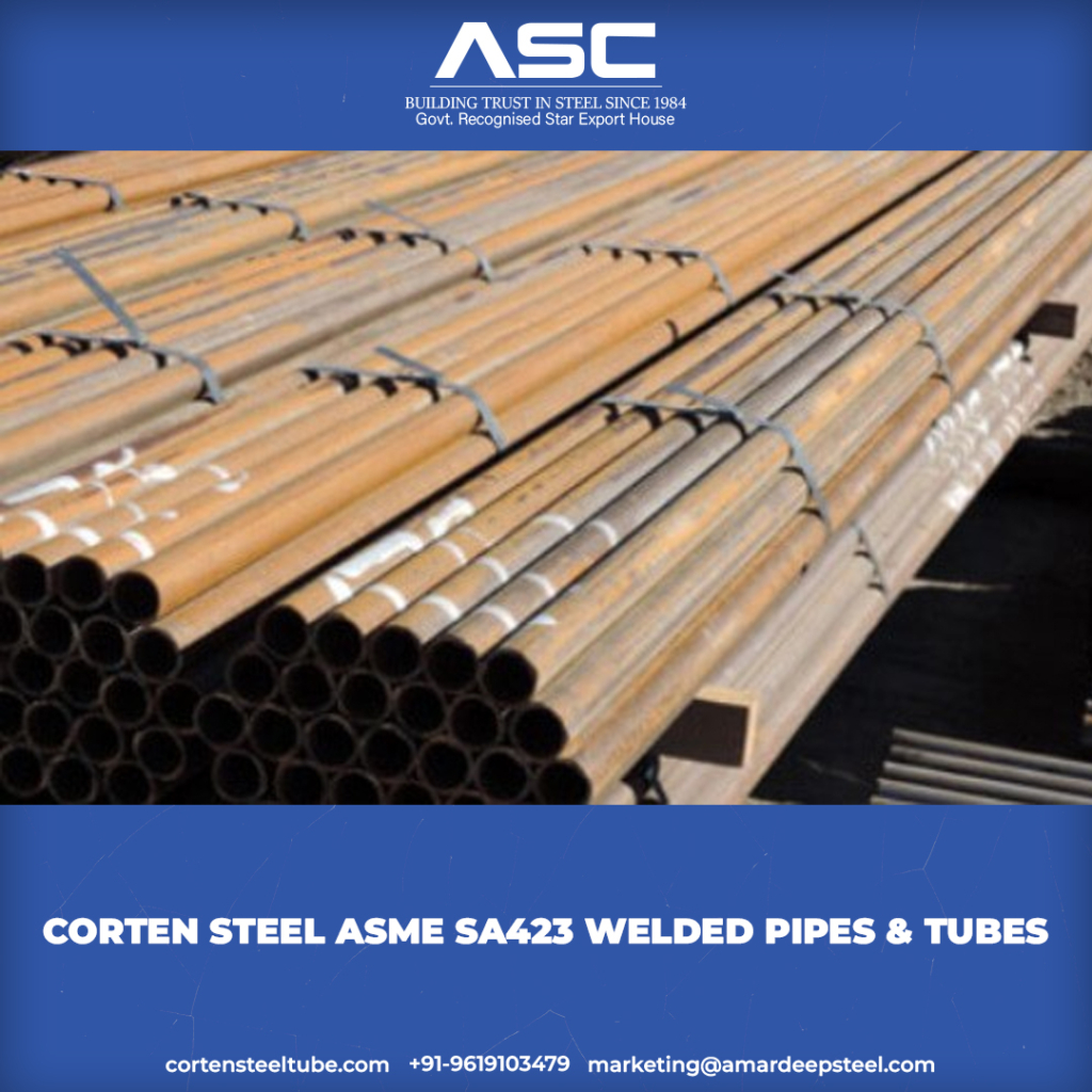 Corten Steel ASME SA423 Welded Pipes & Tubes