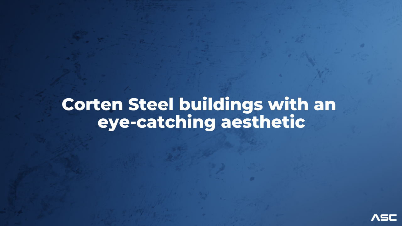 corten steel building