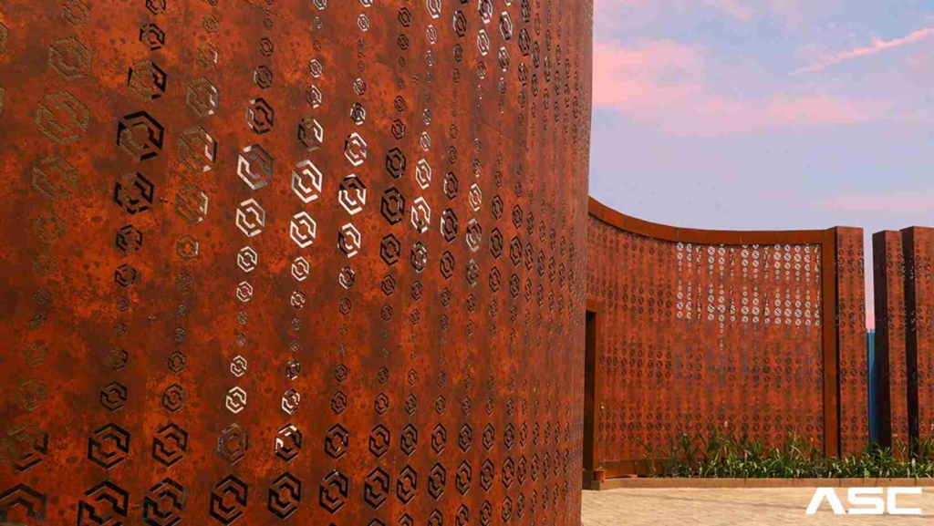 perforated corten steel sheets 1